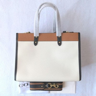 COACH Field Tote 30 In Colorblock With Coach logo Badge Handbag C0777 Outlet New
