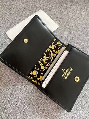 Vivienne Westwood  small wallet Folding Wallet Multi-Card Pocket black