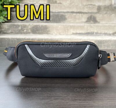 Tumi Mclaren Brox Shoulder Bag Sling Body Bag Black Orange
