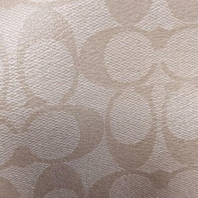 COACH Signature F83607 Beige Cream PVC Leather  Handbag Zip bag Shoulder bag