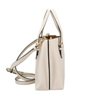 COACH Mollie Tote 25 Shoulder Bag C4084 Chalk True Red Outlet New