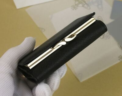 see description Multicolor Vivienne Westwood tri-fold wallet Card Pocket Leather