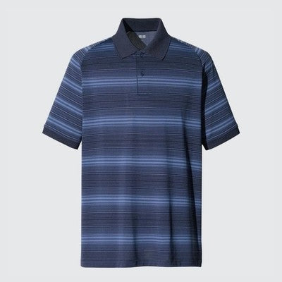 see description size Uniqlo Men's Dry EX polo shirt Adam Scott model