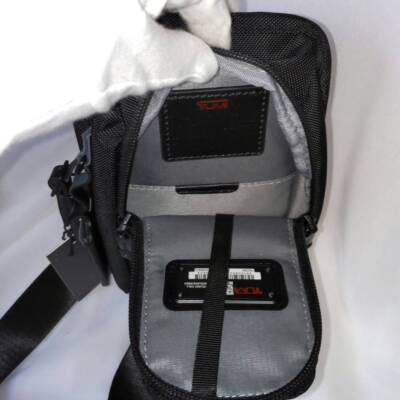 TUMI Alpha Compact Sling One Shoulder Bag Black outlet