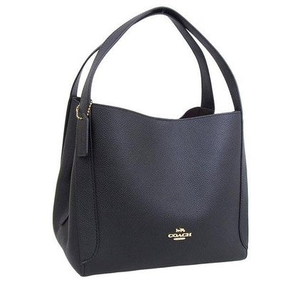 COACH 78800 Hadley Leather 2-way Shoulder Mini Tote Bag Black Women's New