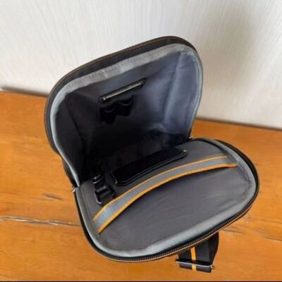 2color TUMI McLaren Torque Sling Body Bag 373005 Black Orange