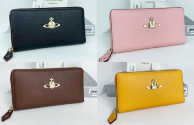 check description 4colors Vivienne Westwood Long Wallet 55VV338