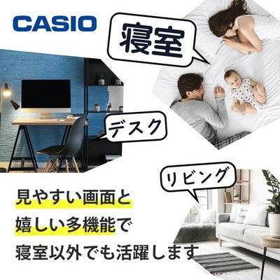 NEW CASIO WAVE CEPTOR A158WA electric wave alarm clock DQD-851J-8JF Japan