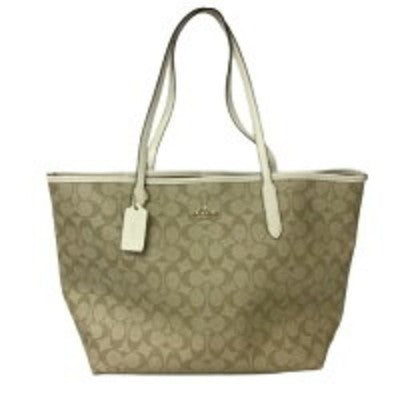 COACH Signature city tote tote bag City bag beige F5696