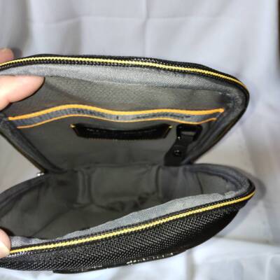 2color TUMI McLaren Torque Sling Body Bag 373005 Black Orange