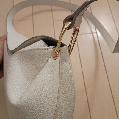 Polène Tonka shoulder bag for Women Mini Bag with Shoulder white