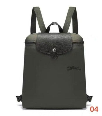 see description 5colors Longchamp Le Pliage M size Backpack Leather Zipper bag