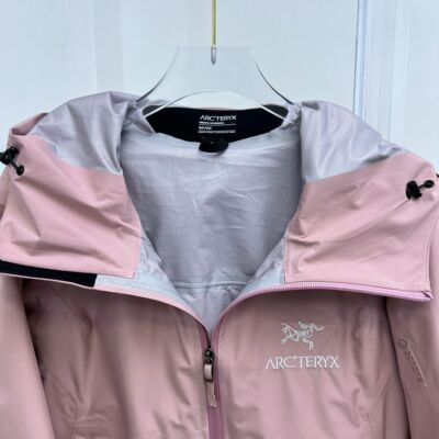 check description size S-XL ARC'TERYX BETA LT GORE-TEX Zip-in Nylon Jacket Pink