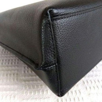 Coach CA177 Shoulder Bag Molly Bucket Bag Leather Black Top Handle Premium Price