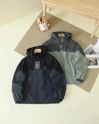 see description size L-4XL ARC'TERYX hard shell water windproof hooded jacket