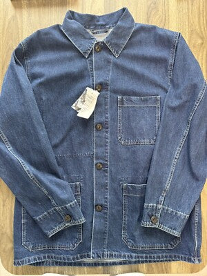 S,M,XL　UNIQLO Utility Jacket (Denim) Blue Unisex Japan Large pocket NEWsp