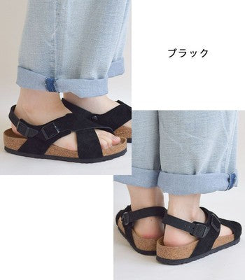 see description multi sizses BIRKENSTOCK Tulum Soft Sandals Cross Strap Suede