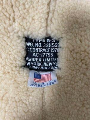 AVIREX B-3 war model flight jacket Avirex M size for men