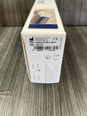 NEW ESCHENBACH handheld Loupe mobilux LED magnification x6 light 1511-6