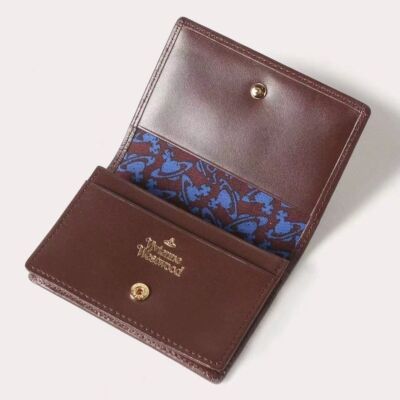 Vivienne Westwood  small wallet Folding Wallet Multi-Card Pocket Brown