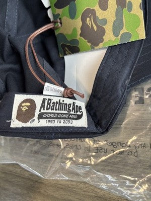 【Free size： Japan limited edition】 A BATHING APE APE HEAD ONE POINT CAP