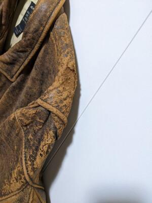 Vintage 80s Avirex G2 Leather Flight Jacket Brown Genuine leather L