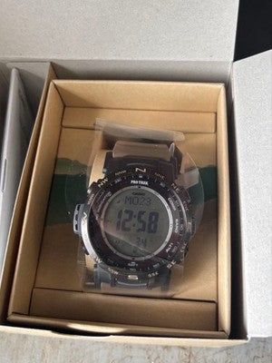 Casio ProTrek PRW-35LD-5JF Climber Line Solar Radio Multiband 6 Watch Japan *1