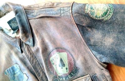 AVIREX TYPE A-2 Flight Jacket Top Gun S Size Men's Brown