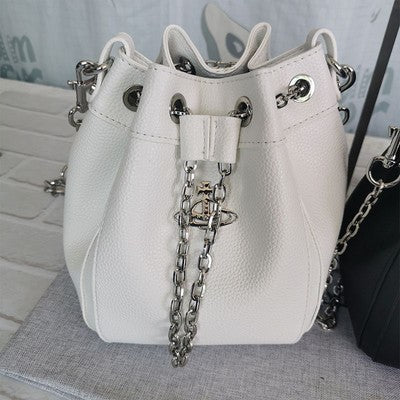 seed description 2colors Vivienne Westwood Shoulder Bag Leather Orb Logo