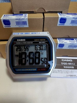 NEW CASIO WAVE CEPTOR A158WA electric wave alarm clock DQD-851J-8JF Japan