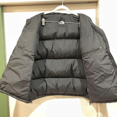 Size: XL Black Tree Bark The North Face Down Vest Novelty Nuptse Vest ND92339