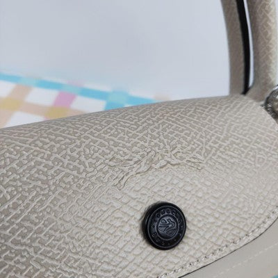 Longchamp Le Pliage S  Tote Bag Handbag collapsible Outlet Ivory NEW