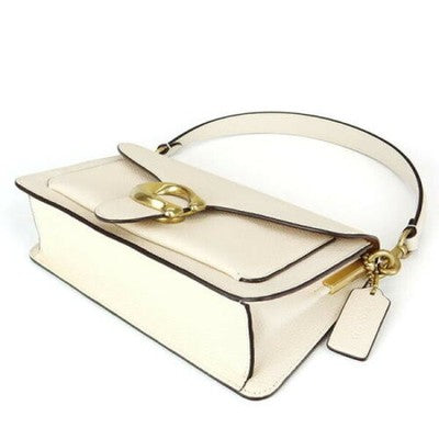 COACH 73995 Tabby Leather 2WAY Handbag Shoulder Diagonal Shoulder Women White