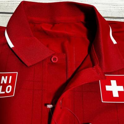 【Size XS-XL】NEW Uniqlo x Roger Federer Dry-EX Polo Shirt 2020 Tokyo Olympics Red