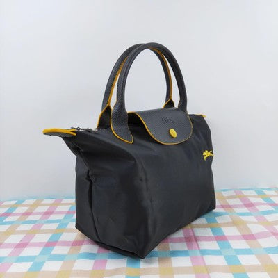 Longchamp Le Pliage S  Tote Bag Handbag collapsible Outlet Black yellow NEW