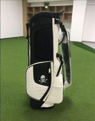 check description chose color G-Four Golf Caddy Bag Stand-type Bag black white