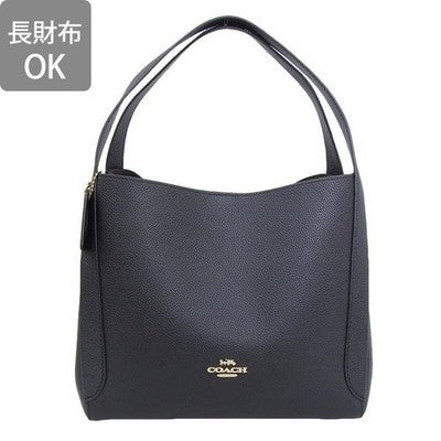 COACH 78800 Hadley Leather 2-way Shoulder Mini Tote Bag Black Women's New