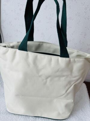 Starbucks Lunch Bag Bento Bag Thermal Canvas Tote Bag White handbag