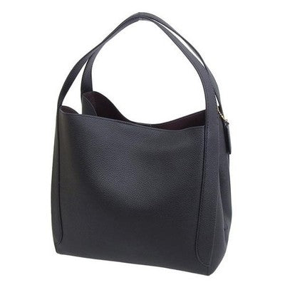 COACH 78800 Hadley Leather 2-way Shoulder Mini Tote Bag Black Women's New