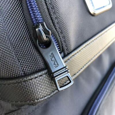 TUMI ALPHA3 Brief Pack Backpack Business Nylon Black Blue Line