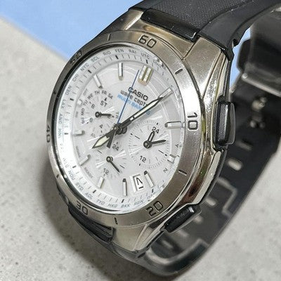 Casio Wave Ceptor Solar Radio-Controlled Watch WVQ-M410-7AJF Men's  White used
