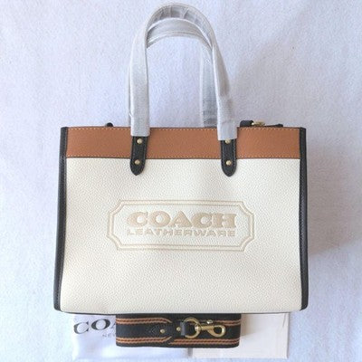 COACH Field Tote 30 In Colorblock With Coach logo Badge Handbag C0777 Outlet New