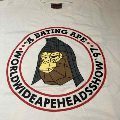 【Size M】 Beautiful early 97 A Bathing Ape t-shirt ONEITA NOWHERE 90s NIGO