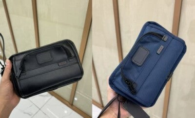 see description 2colors TUMI Clutch Bag Blue 22104DHr Bag Black Blue outlet cp
