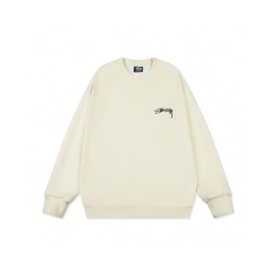 see description size S-XL STUSSY Modernism Logo Print Round Neck Sweater