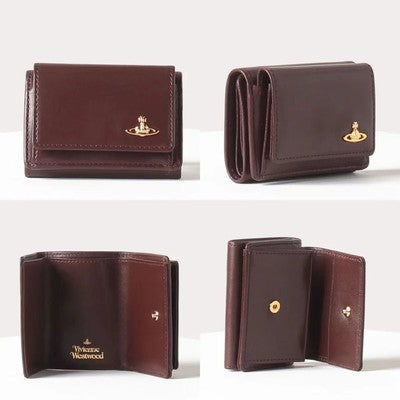 see description 5 Colors Vivienne Westwood Tri-fold Wallet Matelasse Wallet