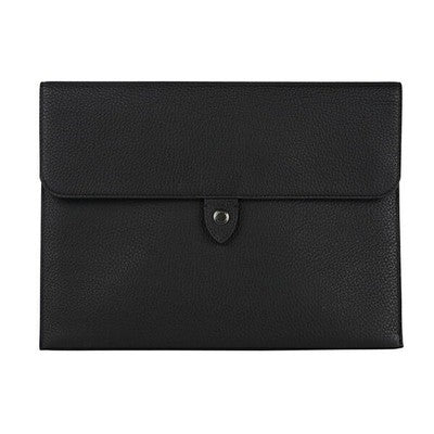 COACH Clutch/Second Bag Tablet Sleeve Briefcase Black Gunmetal  leather
