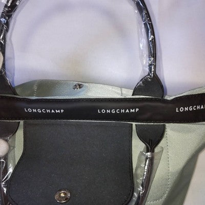 see description 2size Longchamp Le Pliage Top Handle Bags Handbag Light Blue
