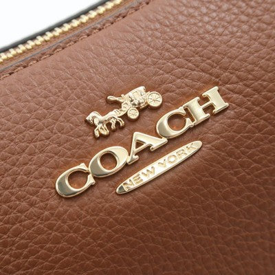 COACH CT843 Teri Shoulder 2way Bag Hand Shoulder bag Women's Brown Leather
