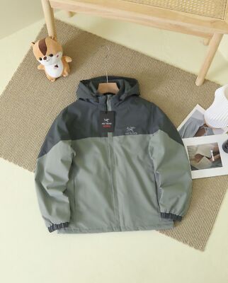 see description size L-4XL ARC'TERYX hard shell water windproof hooded jacket